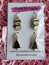 Load image into Gallery viewer, Snow Tree Earring Duo