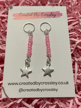 Load image into Gallery viewer, Pink Star Hearing Aid Charms