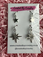 Load image into Gallery viewer, Star Earring Duo