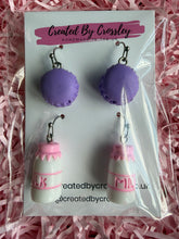 Load image into Gallery viewer, Milk Macaron Earring Duo
