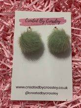 Load image into Gallery viewer, Fluffy Colourful Charm Earrings