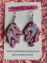 Load image into Gallery viewer, Multicolour Swirl Clay Earrings