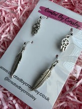 Load image into Gallery viewer, Dreamcatcher Earring Duo