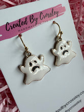 Load image into Gallery viewer, Unhappy Ghost Charm Earrings