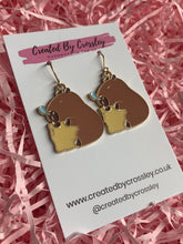 Load image into Gallery viewer, Capybara Charm Earrings