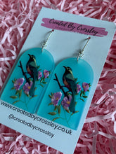 Load image into Gallery viewer, Large Bird Charm Earrings