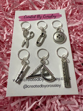 Load image into Gallery viewer, Crafty Tools Charms Stitch Markers Set