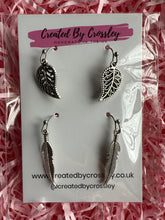 Load image into Gallery viewer, Feather Earring Duo