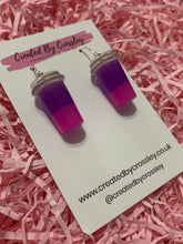 Load image into Gallery viewer, Two Tone Fruit Drink Charm Earrings