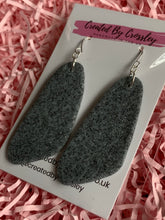 Load image into Gallery viewer, Sparkle Granite Grey Clay Earrings and Necklace