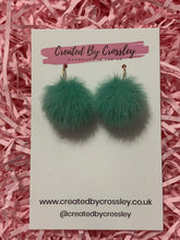 Load image into Gallery viewer, Fluffy Colourful Charm Earrings