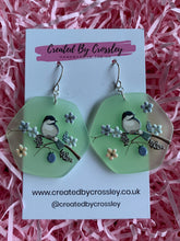 Load image into Gallery viewer, Large Bird Charm Earrings