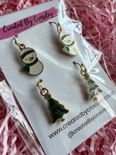 Load image into Gallery viewer, Snow Tree Earring Duo