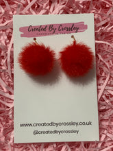 Load image into Gallery viewer, Fluffy Colourful Charm Earrings