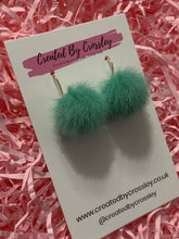 Load image into Gallery viewer, Fluffy Colourful Charm Earrings