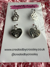 Load image into Gallery viewer, Paw Print Earring Duo