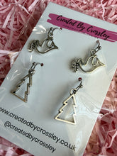 Load image into Gallery viewer, Dove Tree Earring Duo