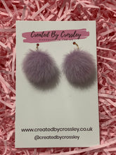 Load image into Gallery viewer, Fluffy Colourful Charm Earrings