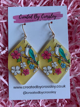 Load image into Gallery viewer, Large Bird Charm Earrings