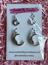 Load image into Gallery viewer, Moon Earring Duo