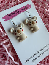 Load image into Gallery viewer, Koala Charm Earrings