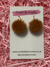 Load image into Gallery viewer, Fluffy Colourful Charm Earrings