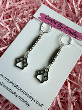 Load image into Gallery viewer, Paw Print Hearing Aid Charms