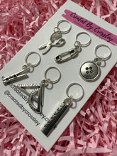 Load image into Gallery viewer, Crafty Tools Charms Stitch Markers Set