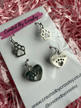 Load image into Gallery viewer, Paw Print Earring Duo