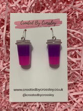 Load image into Gallery viewer, Two Tone Fruit Drink Charm Earrings