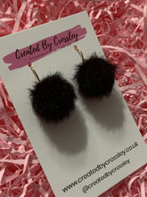 Load image into Gallery viewer, Fluffy Colourful Charm Earrings