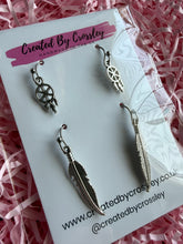 Load image into Gallery viewer, Dreamcatcher Earring Duo