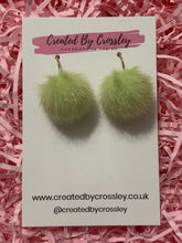 Load image into Gallery viewer, Fluffy Colourful Charm Earrings