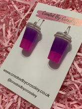 Load image into Gallery viewer, Two Tone Fruit Drink Charm Earrings