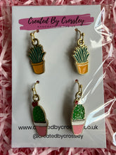 Load image into Gallery viewer, Potted Plant Earring Duo