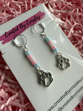 Load image into Gallery viewer, Paw Print Hearing Aid Charms