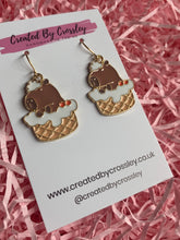 Load image into Gallery viewer, Capybara Charm Earrings