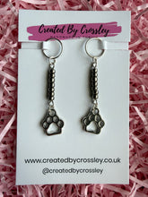 Load image into Gallery viewer, Paw Print Hearing Aid Charms