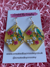 Load image into Gallery viewer, Large Bird Charm Earrings