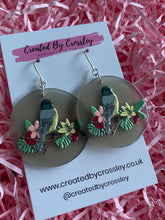 Load image into Gallery viewer, Large Bird Charm Earrings