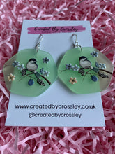 Load image into Gallery viewer, Large Bird Charm Earrings