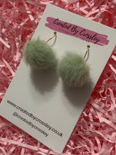Load image into Gallery viewer, Fluffy Colourful Charm Earrings