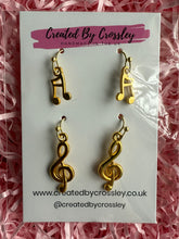 Load image into Gallery viewer, Music Earring Duo