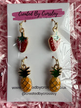 Load image into Gallery viewer, Fruit Earring Duo