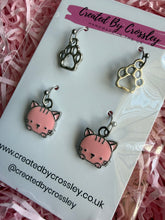 Load image into Gallery viewer, Cat Paw Earring Duo