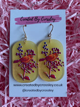 Load image into Gallery viewer, Large Bird Charm Earrings