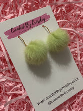 Load image into Gallery viewer, Fluffy Colourful Charm Earrings