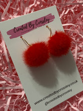 Load image into Gallery viewer, Fluffy Colourful Charm Earrings
