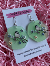 Load image into Gallery viewer, Large Bird Charm Earrings