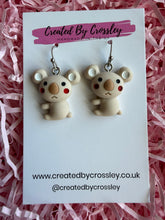 Load image into Gallery viewer, Koala Charm Earrings